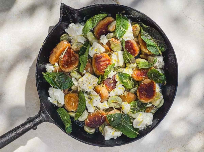 How to transform leftover baked potato into a summery Italian feast